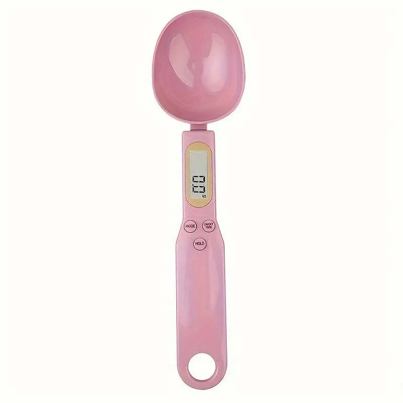 Digital Measuring Spoon with Clear Display - Portable Scale Spoon for Pet Food, Tea, Milk Powder - Kitchen and Dorm Restaurant