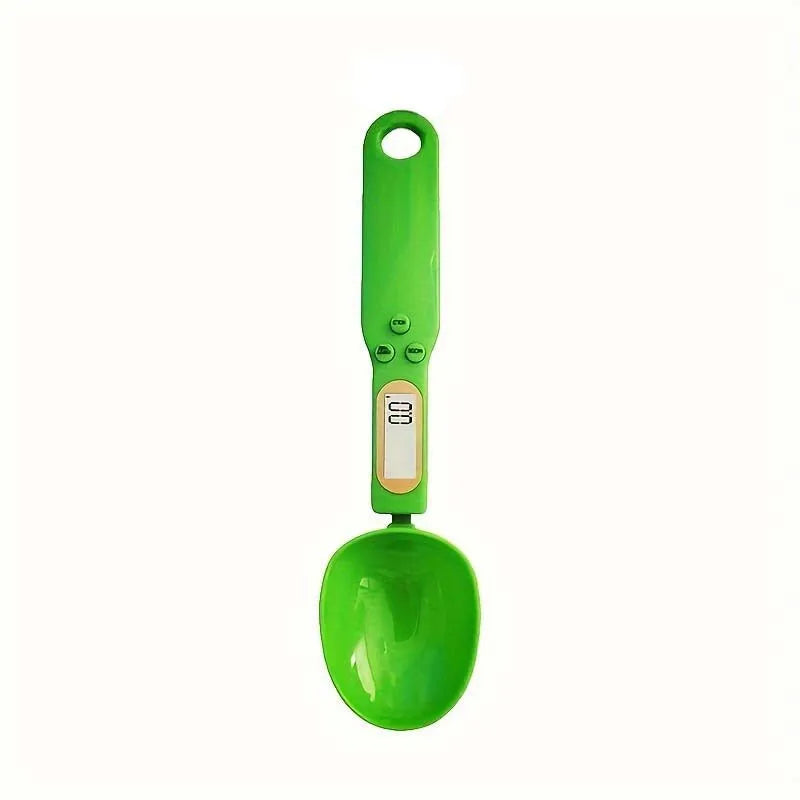 Digital Measuring Spoon with Clear Display - Portable Scale Spoon for Pet Food, Tea, Milk Powder - Kitchen and Dorm Restaurant